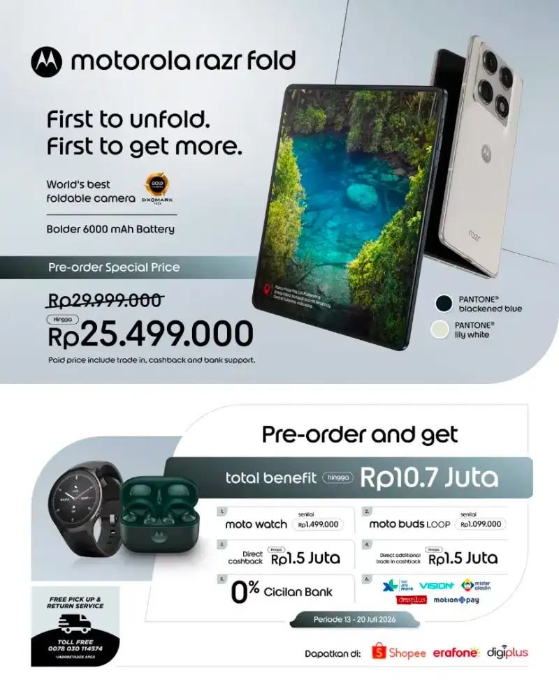 NEW PRE ORDER MOTOROLA RAZR FOLD