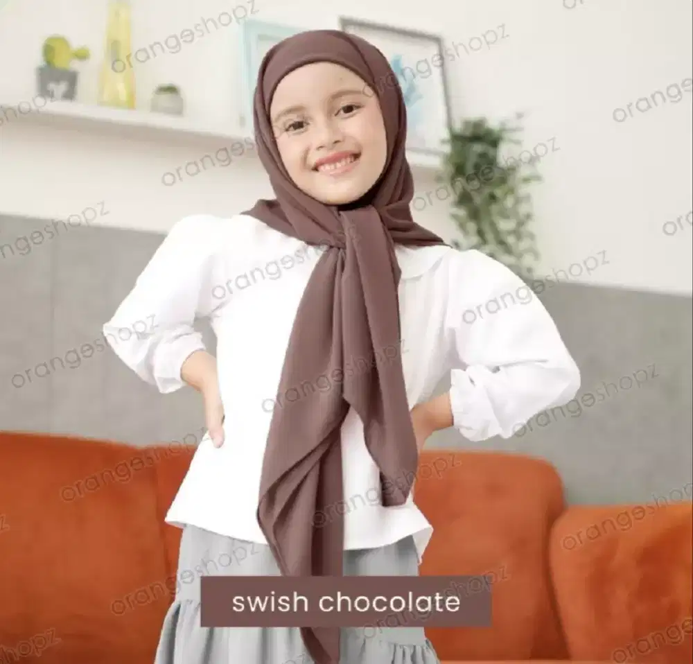 Hijab anak nyaman dan gampang dipake