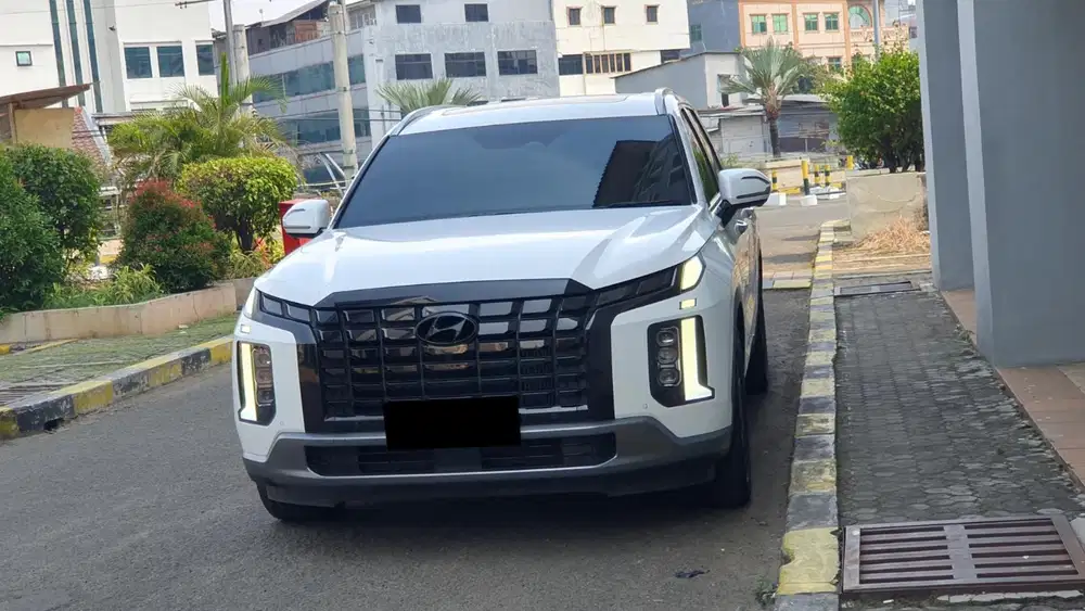Hyundai palisade signature diesel 2022 putih pajak panjang