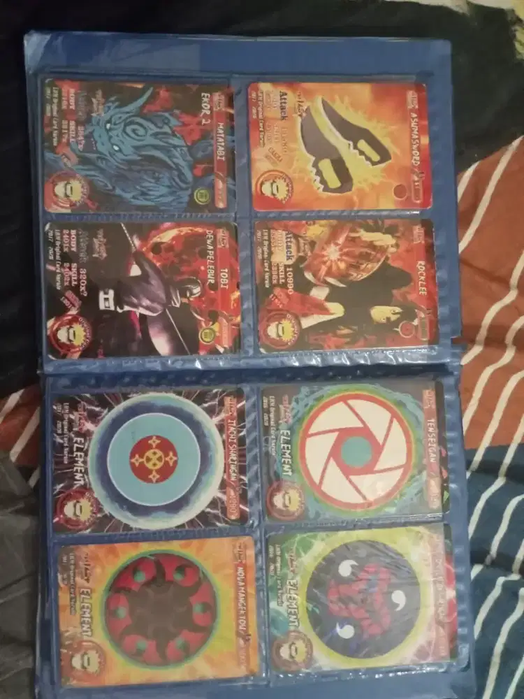 Mainan kartu anak naruto deseris