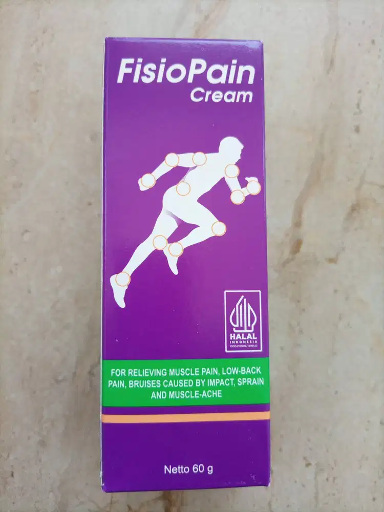 Fisiopain Cream 60 gram Krim, salep otot, obat nyeri otot