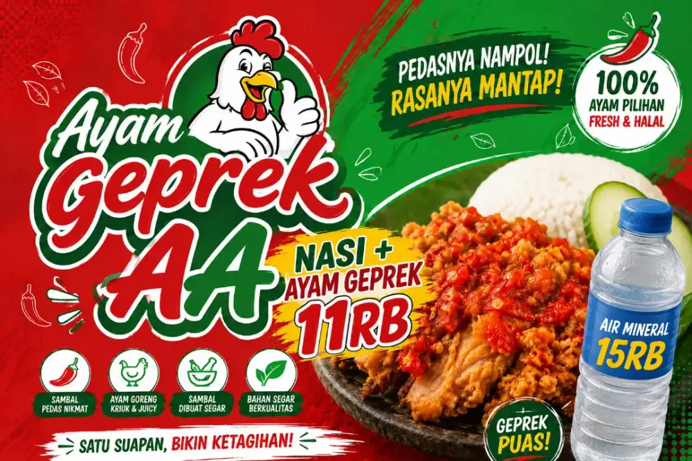 Frencais Ayam Geprek AA 5 JT an udh bisa buka