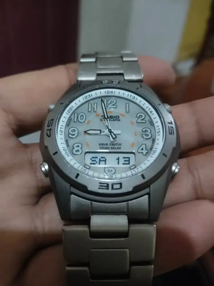 Jam Casio Overland Oaw-100Tdj Titanium