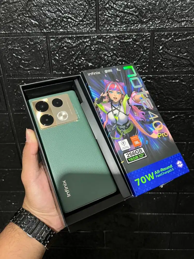 Infinix note 40 pro 5g 8/256gb fullset