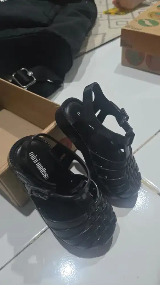 [PRELOVED] Mini Melissa Original - Hitam - Kondisi Bagus & Terawat