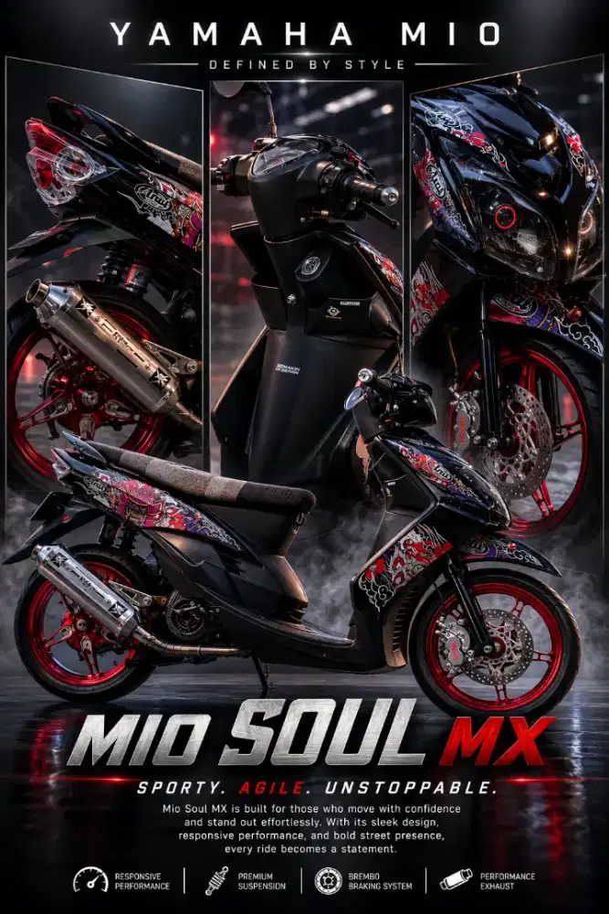 Mio Soul MX 14D Thailook Restorasi