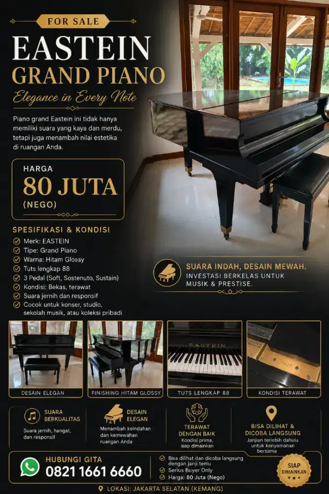Grand Piano EASTEIN Baby Grand