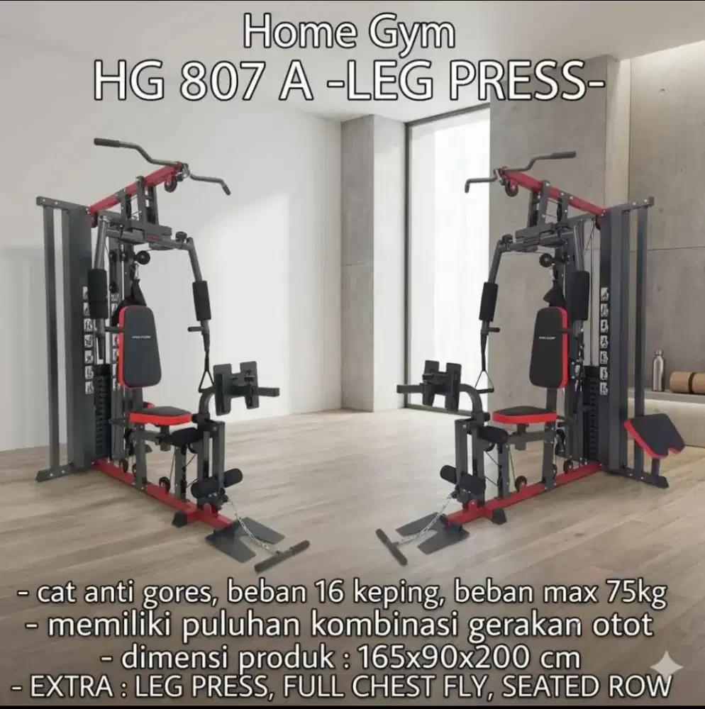 Home gym 1 sisi + leg pres