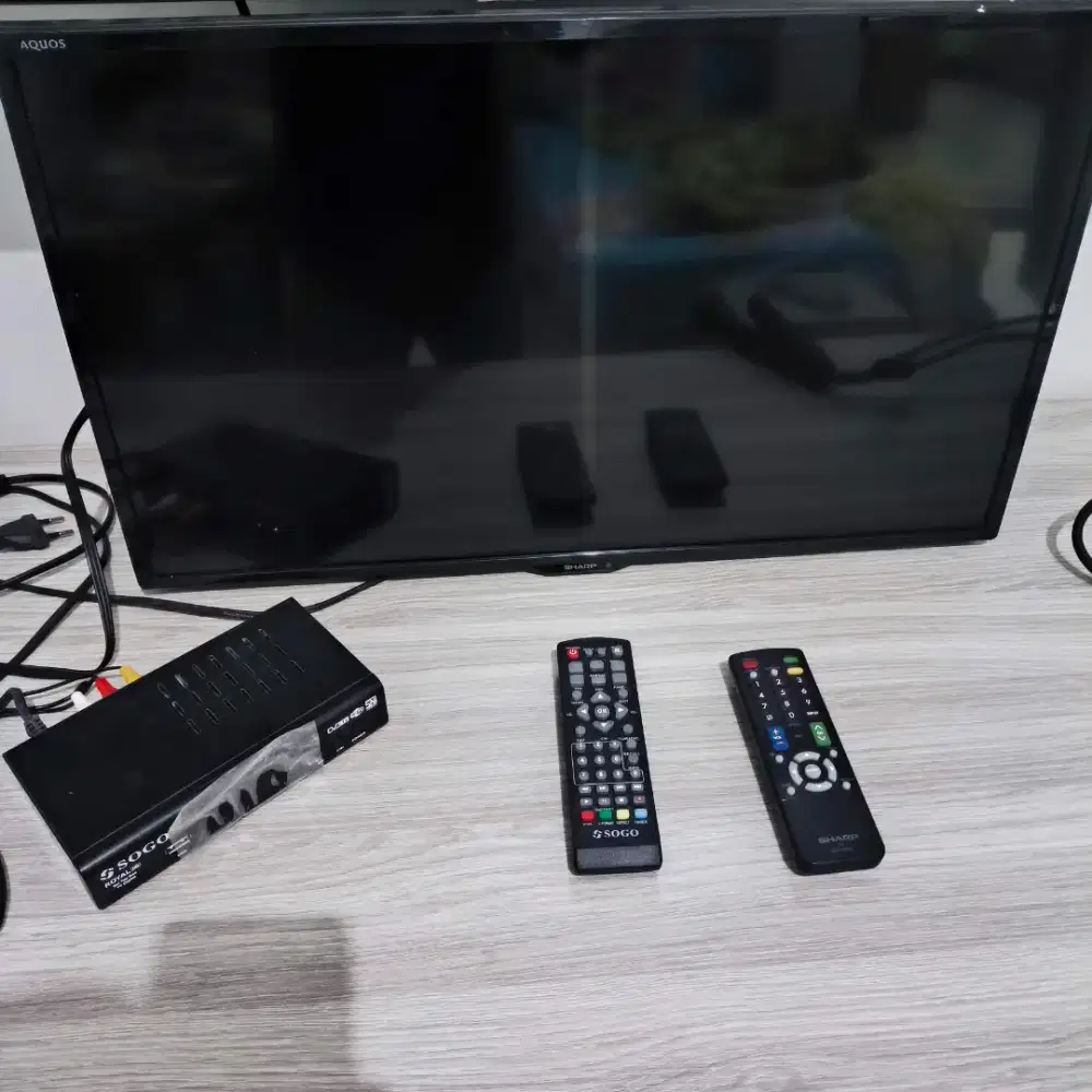 Jual TV Sharp 24 inch + STB Kondisi Istimewa
