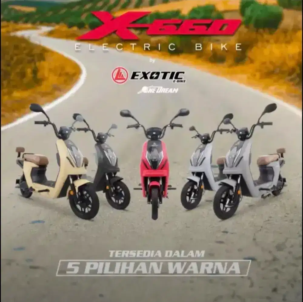 SEPEDA LISTRIK EXOTIC X660/x665