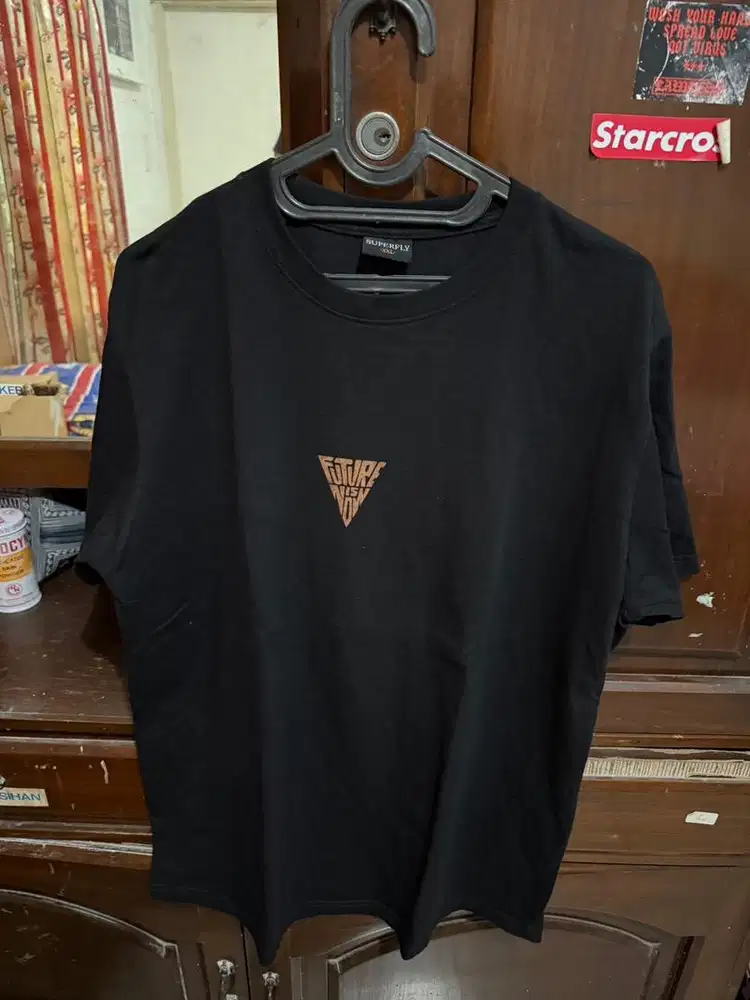 Kaos Hitam Superfly Size XXL Original