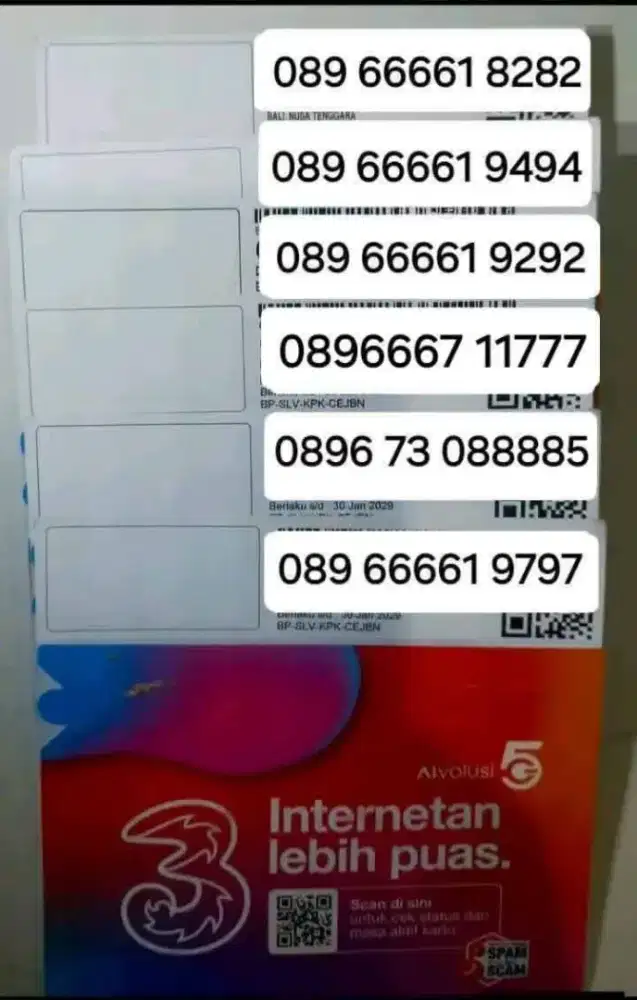 Nomer cantik tri