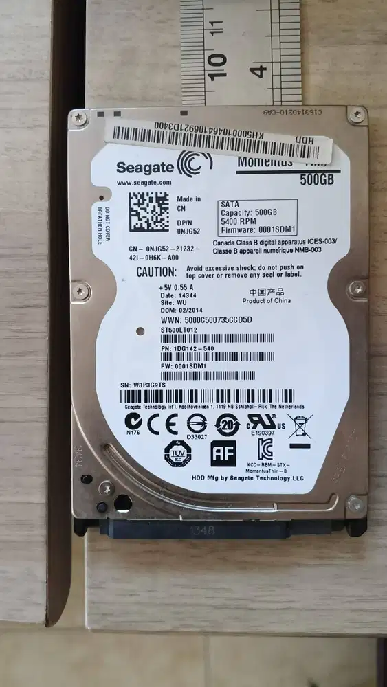 Hardisk External Seagate 500GB Bekas