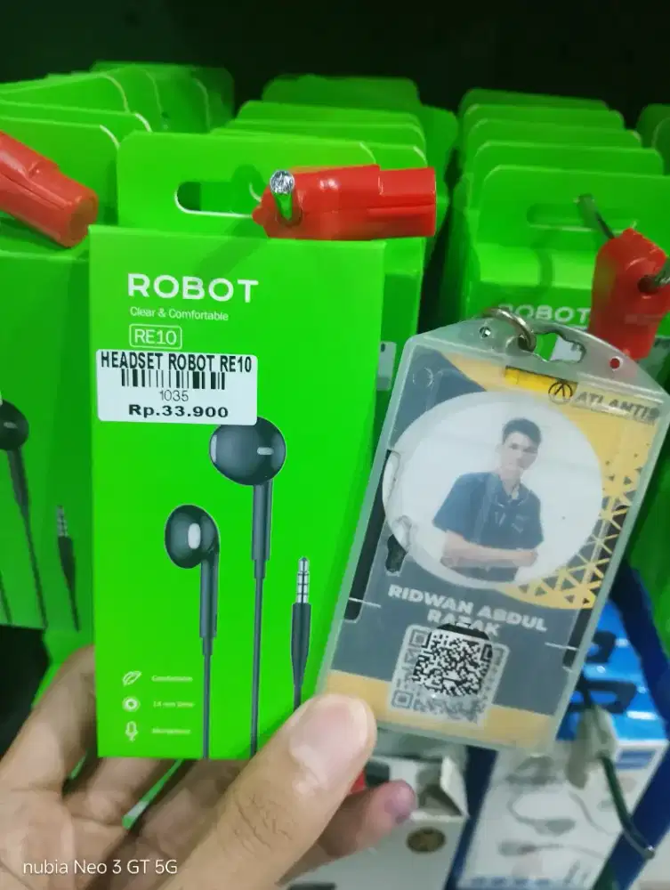 HEADSET ROBOT RE10 | ATLANTIS DAHSYAT