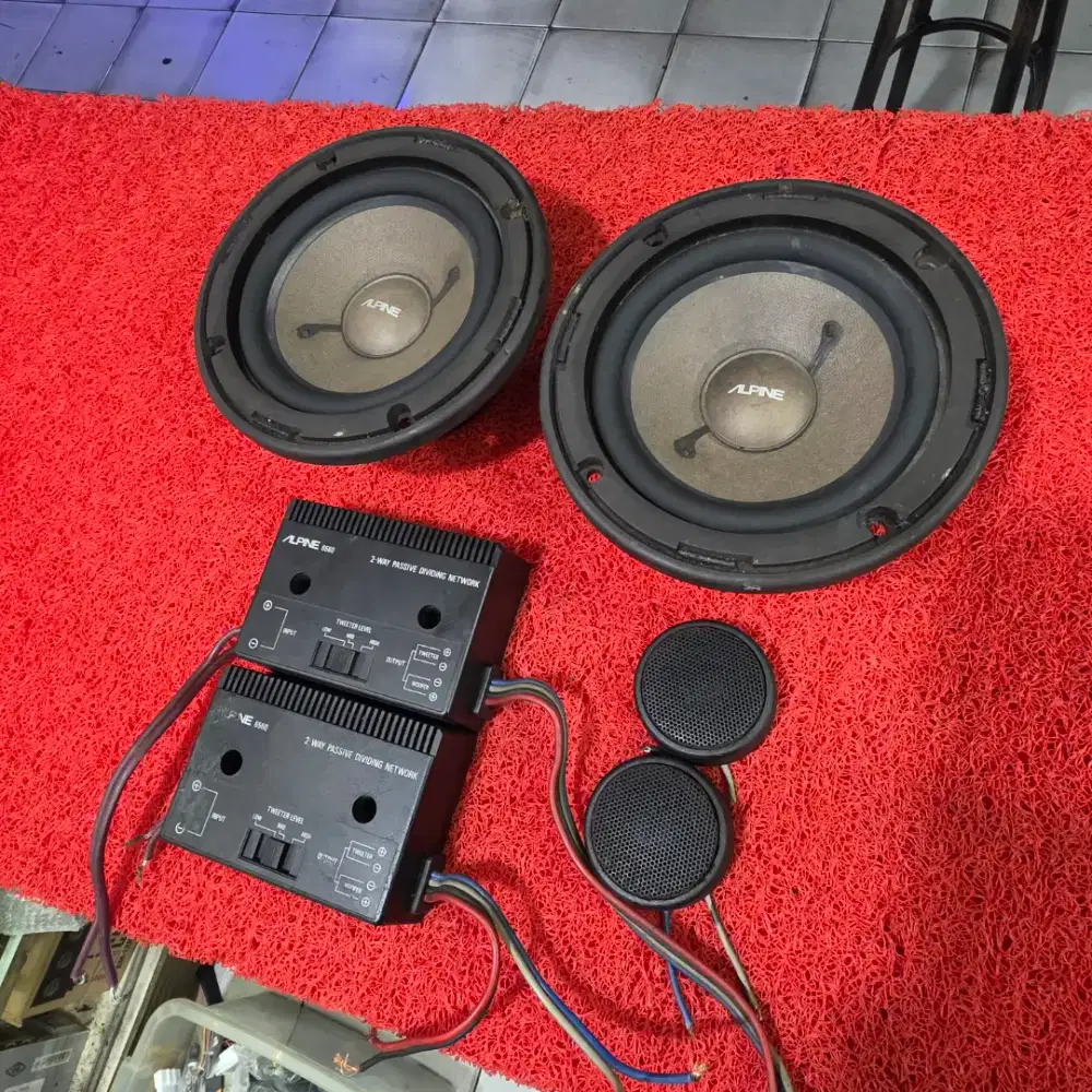 Speaker ALPINE 6560 Speaker ALPINE Two Way Made in Japan