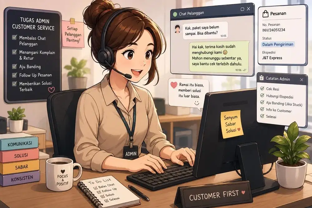 Admin custumer service
