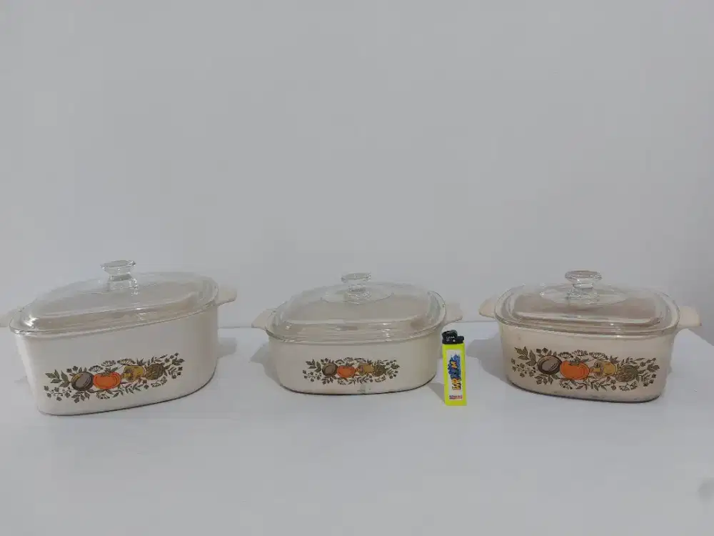 Corning Ware Buatan Jepang
Asli