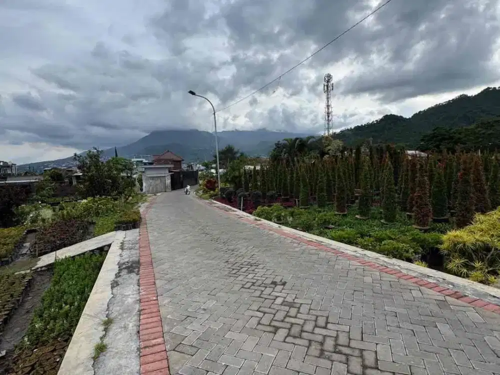 DIJUAL TANAH PEKARANGAN STRATEGIS DI KAWASAN WISATA PASAR BUNGA SIDOMULYO – KOTA BATU