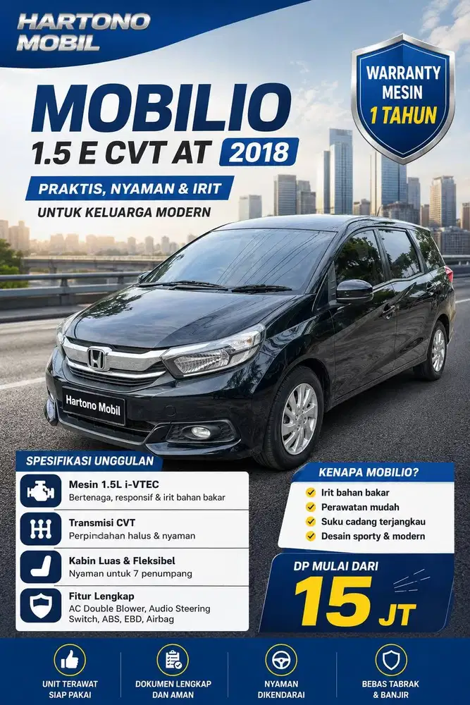Mobilio 1.5 E CVT 2018