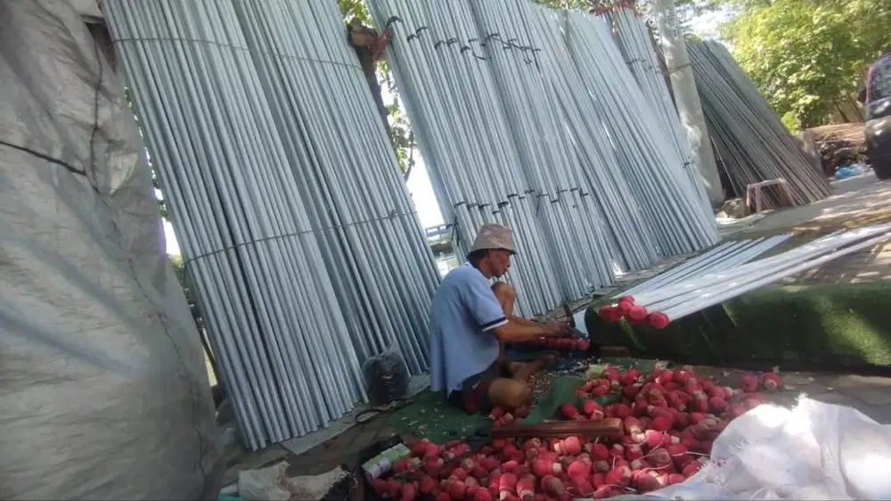 tiang bendera ukuran 3 meter dan 4 meter