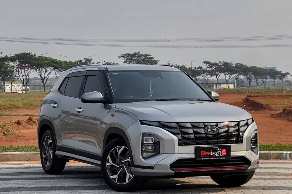 Hyundai Creta Prime 1.5 AT Matic Panoramic Sunroof 2023 abu abu metali