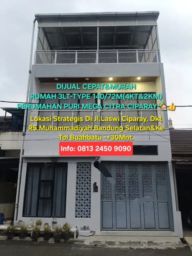 PERUMAHAN PURI MEGA CITRA CIPARAY-DIJUAL CEPAT&MURAH