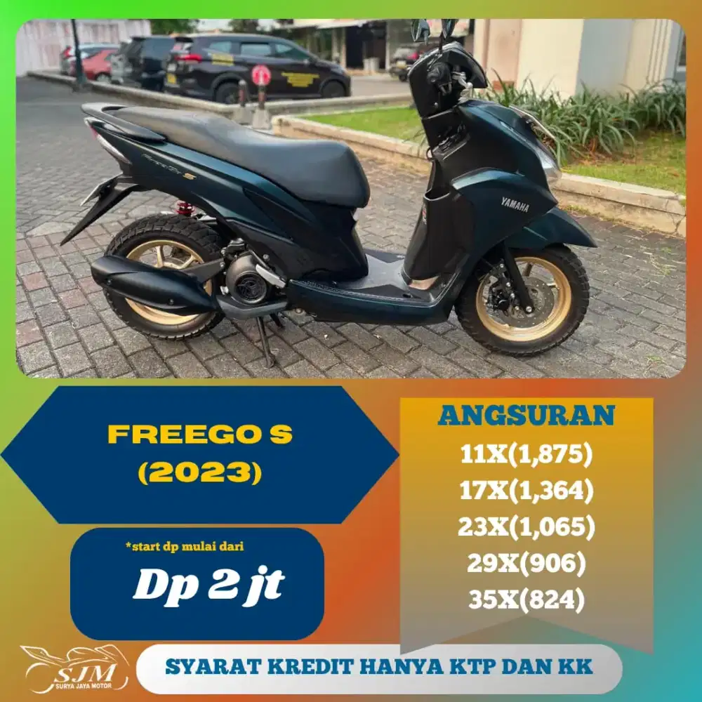 YAMAHA FREEGO S 2023 CASH & KREDIT