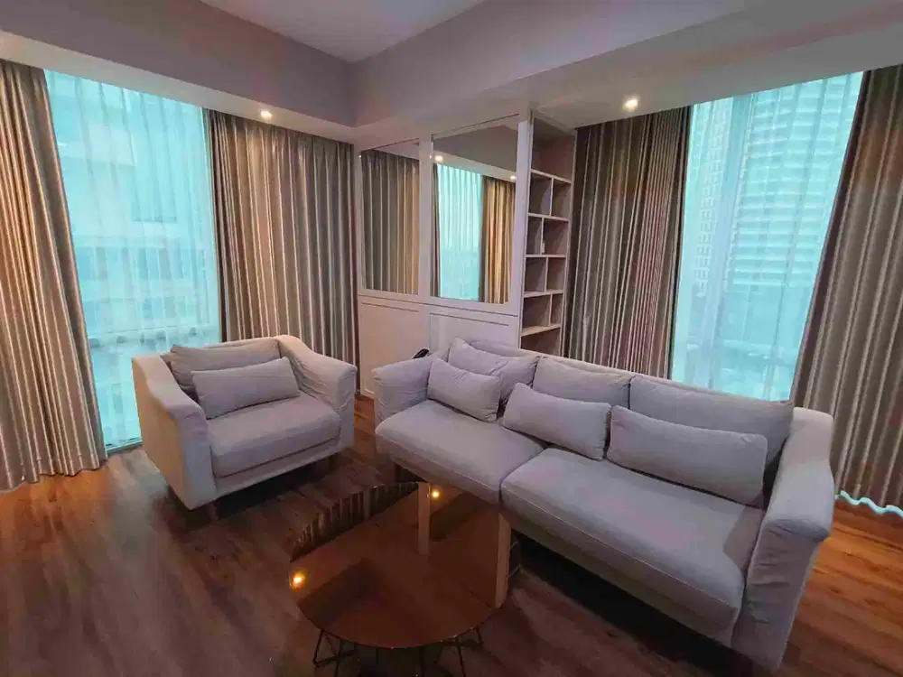 Apartemen U Residence  1, type 2 kamar tidur dan 2 kamar mandi, furnish mewah dan siap huni