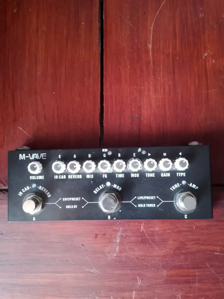 Efek Gitar m-vave Cube Baby Bass pedal