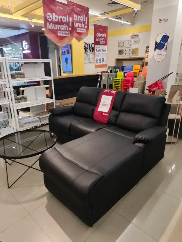 Sofa L recliner minimalis