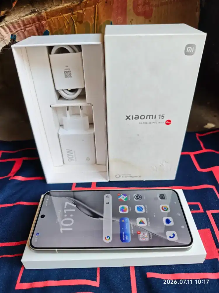Xiaomi 15 12/256 Fullset ori segel mulus no minus garansi ON 2027