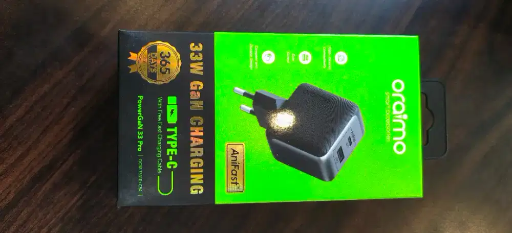 Oraimo Portable Adaptor Charger 33W Pro Dual Output OCW-7331E+C54