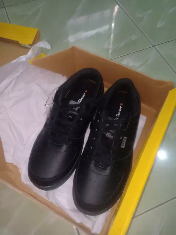 Sepatu Sekolah Aero Street Hoops Baru – Dus Lengkap