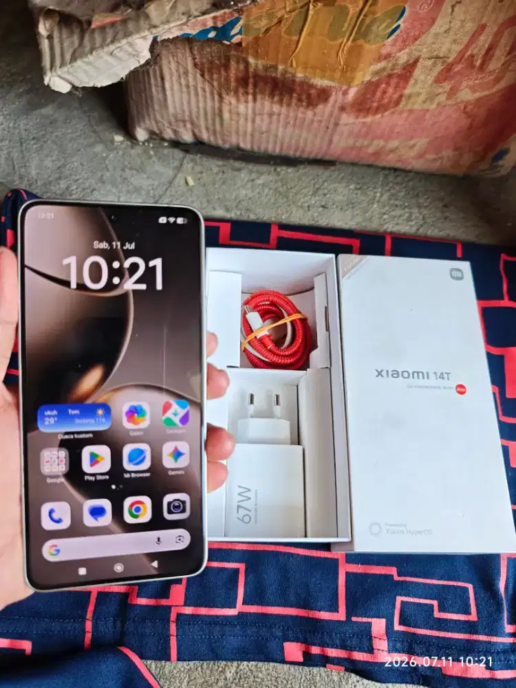 Xiaomi 14T 12/512 Fullset ori segel mulus garansi ON 2027