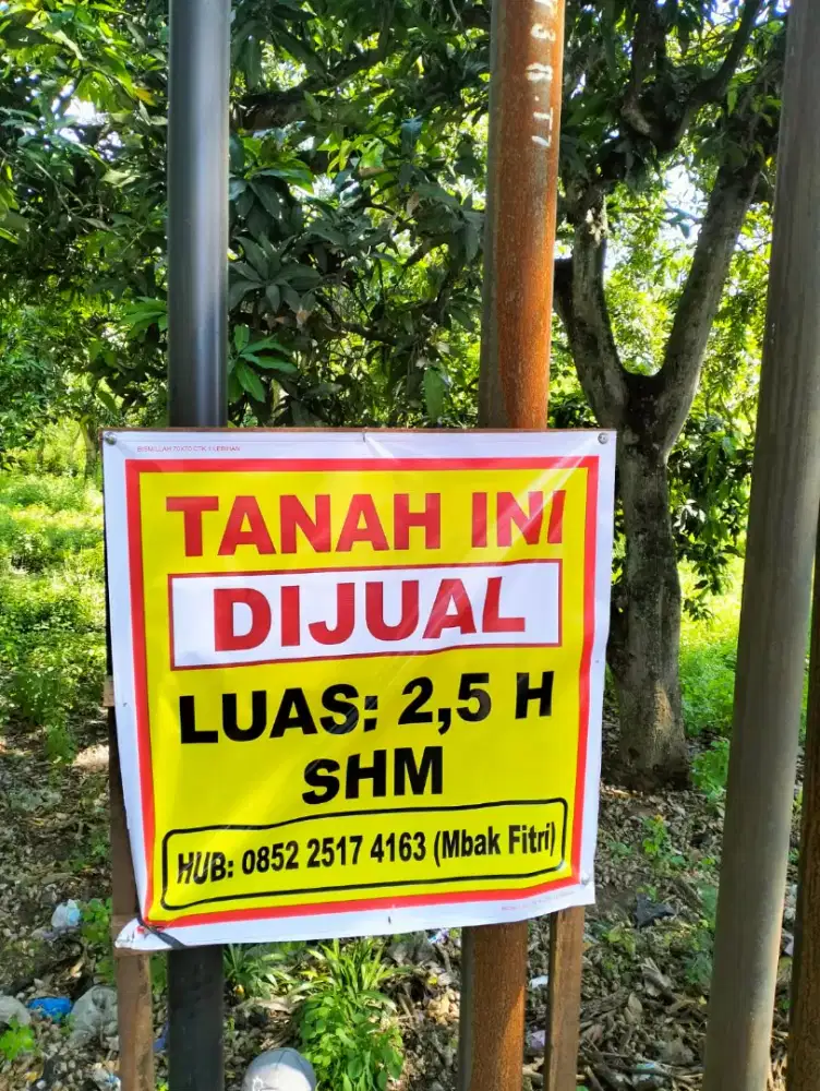 TANAH STRATEGIS 2,5 HEKTAR!