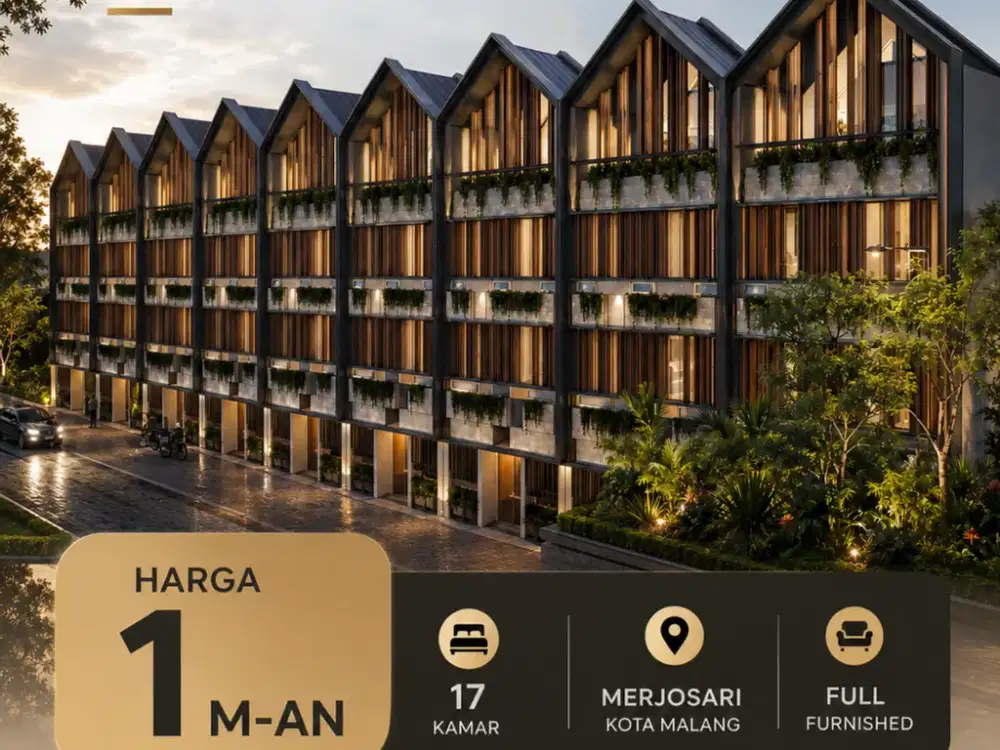 Dijual Kost Full Furnished Lowokwaru Malang Dekat Kampus Universitas Brawijaya