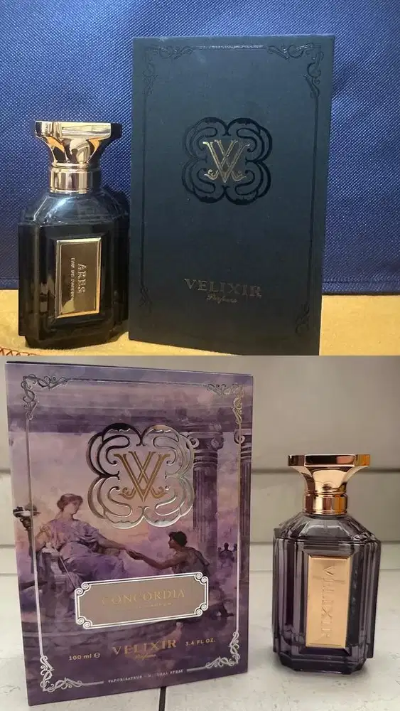 Jual cepet aja parfum Velixir Ares dan Concordia