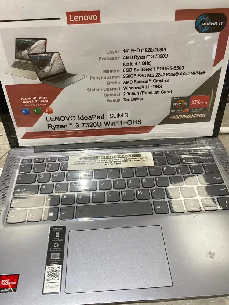 Promo Cicilan By Homecredit Laptop Lenovo Ideapad Slim 3 Ryzen