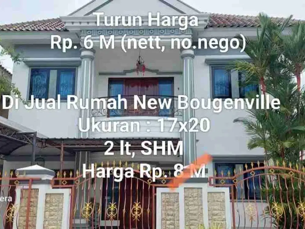Di Jual Rumah siap Huni, di New Bougenville, Panakukang Mas, Jl. Pengayoman