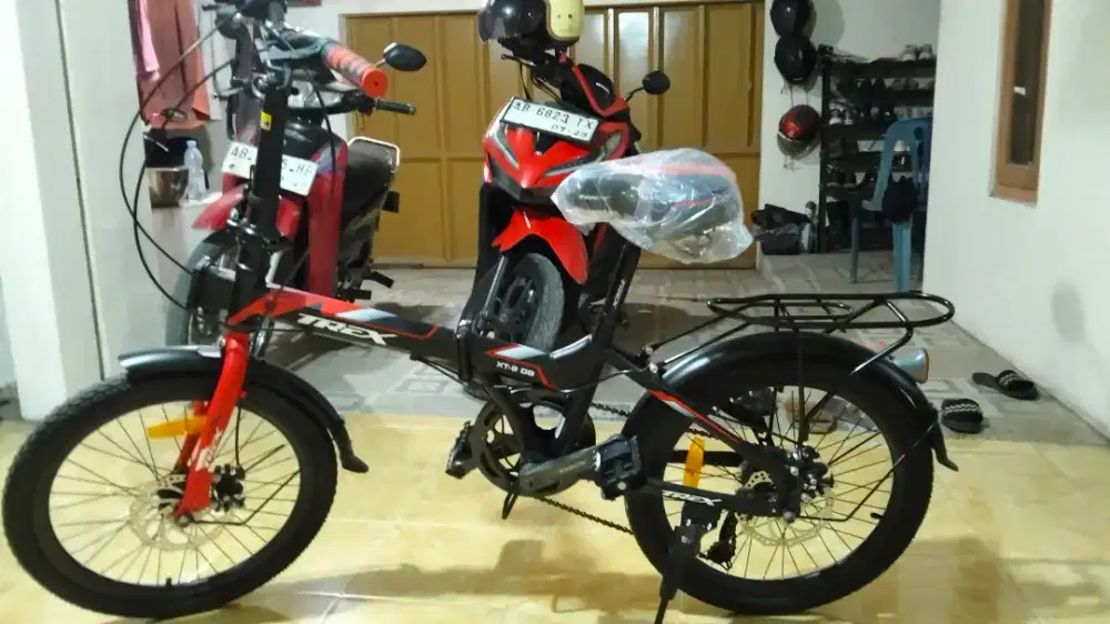 DIJUAL MURAH SEPEDA LIPAT BARU MERK TREX XT - 09 DB