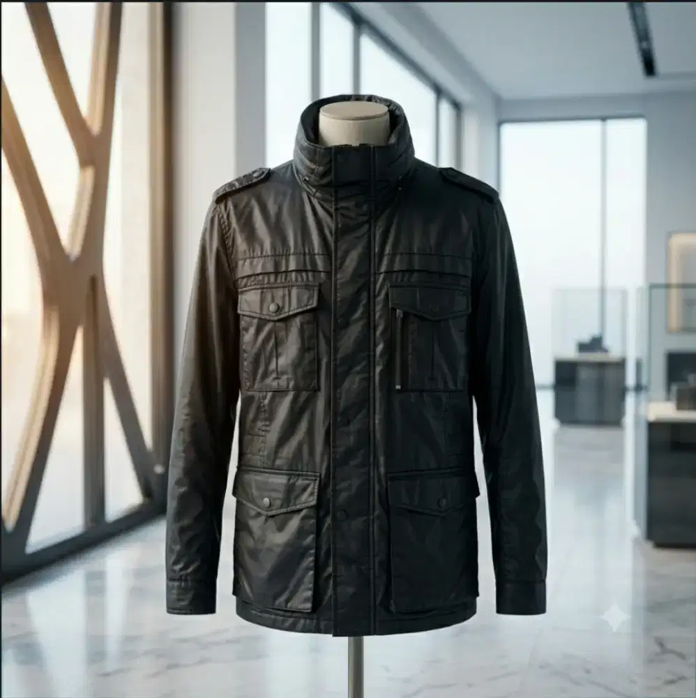 Jaket Hoodie H&M Sweden Natural Black.
Fashionable & Fungsional Jaket.