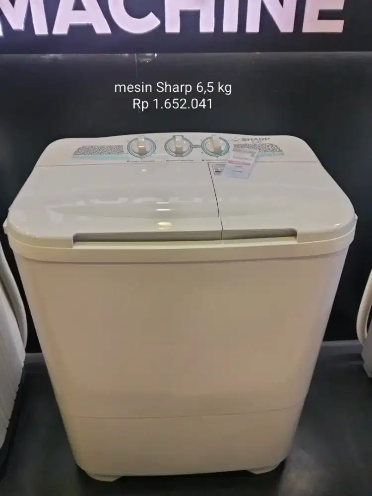 Kredit mesin cuci 6,5kg gratis 1x-2xcicilan