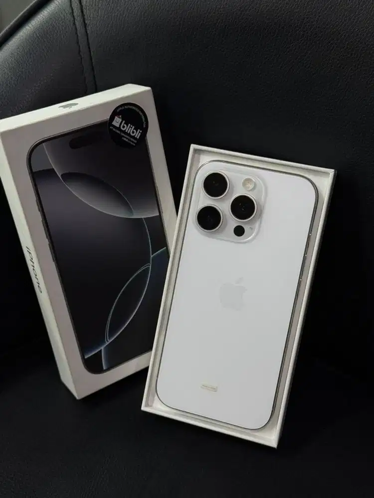 iphone 16 pro 128gb ibox bh 97% original garansi on s/d oktober 2026