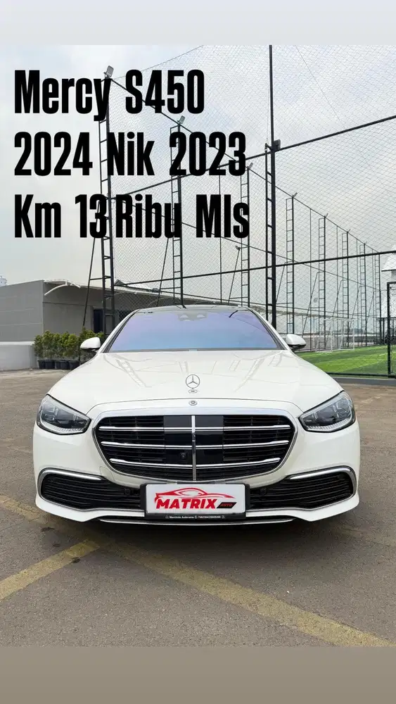 Mercy S450 White on Orange 2024 Nik 23 Siap pakai