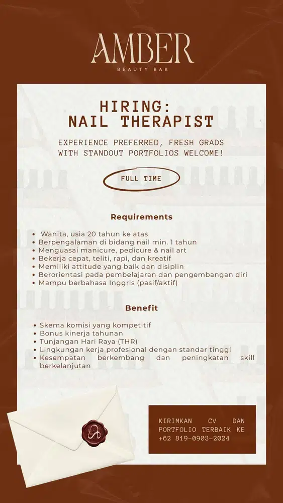 Hiring Nail Therapist