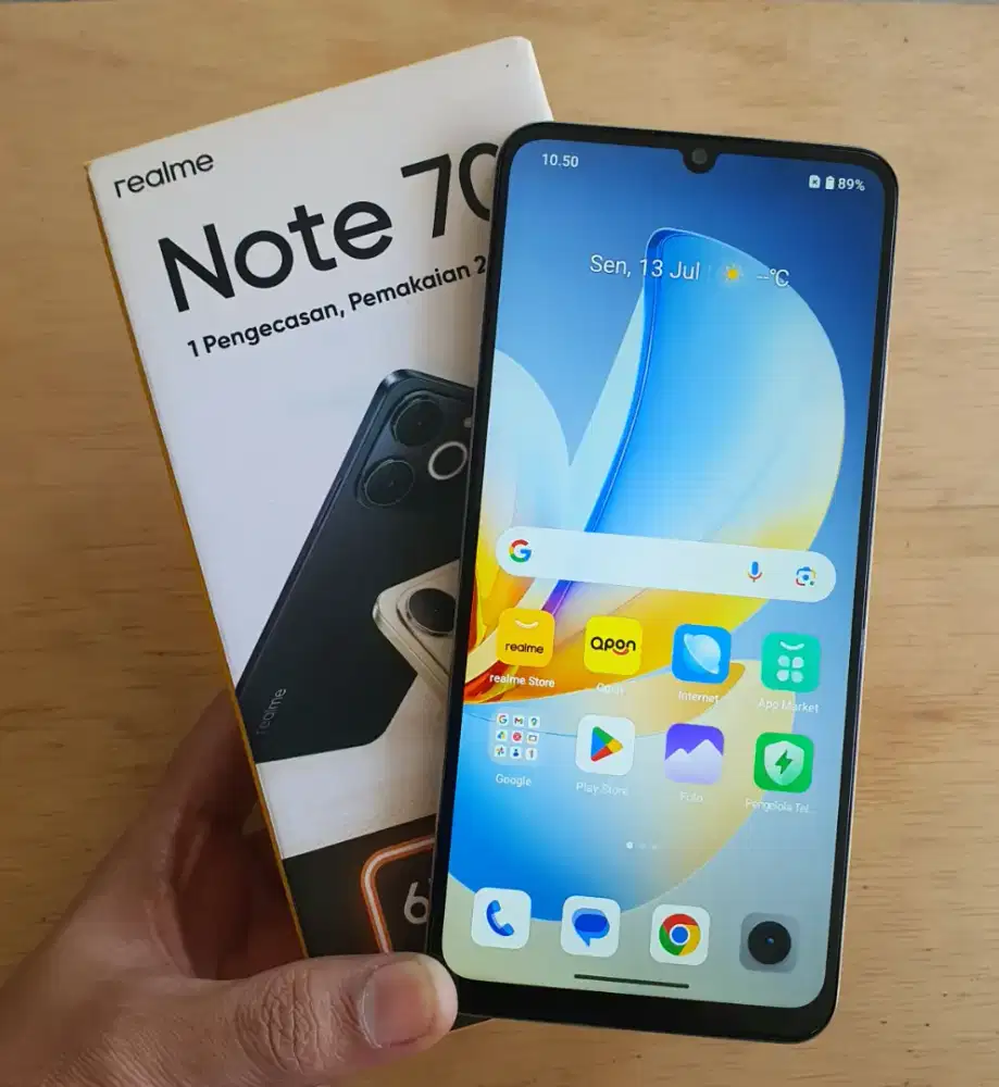 Realme note 70 4+8/128 like new
