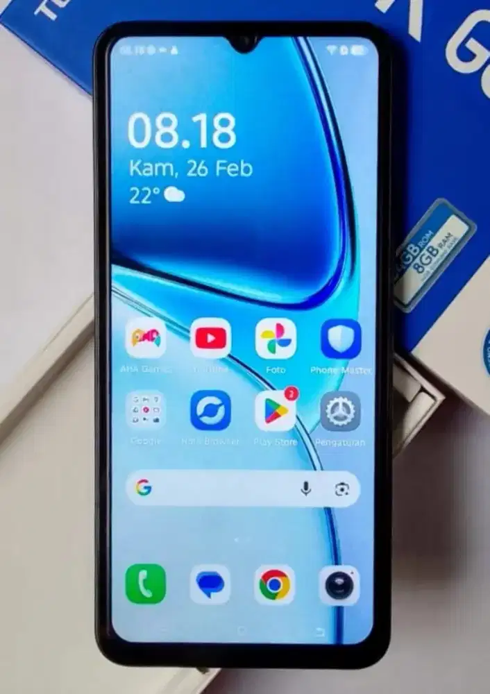 Tecno Spark Go 3 Ram 4+4/64 Garansi Panjang
