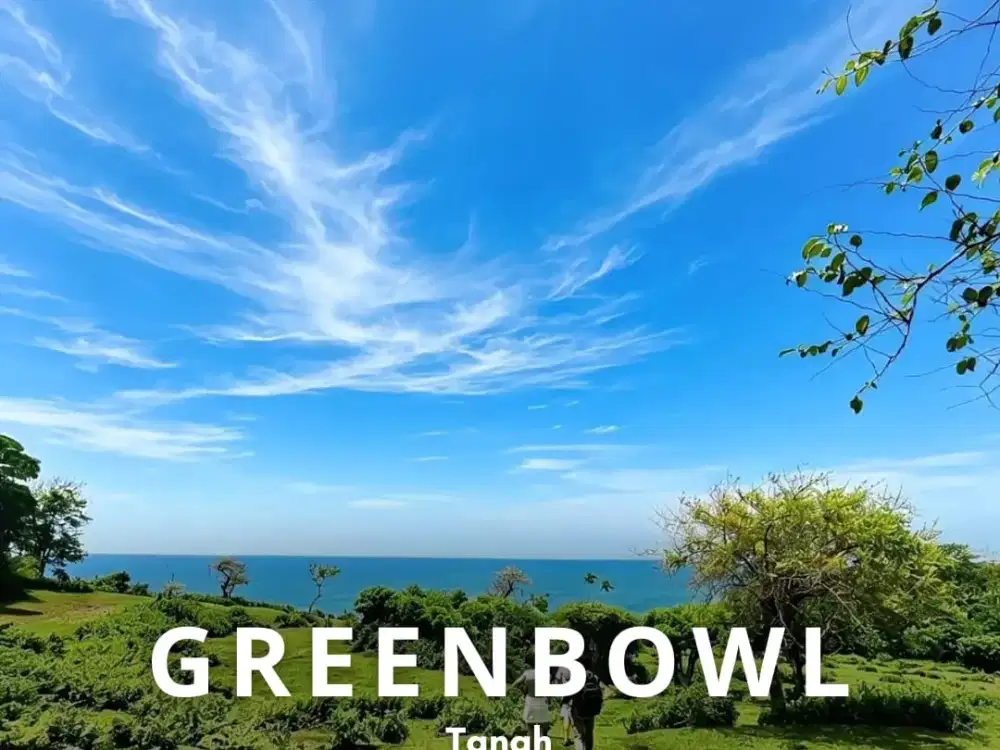 Tanah Pemandangan Laut Dibawah Mercusuar Bukit Pandawa Greenbowl Bali