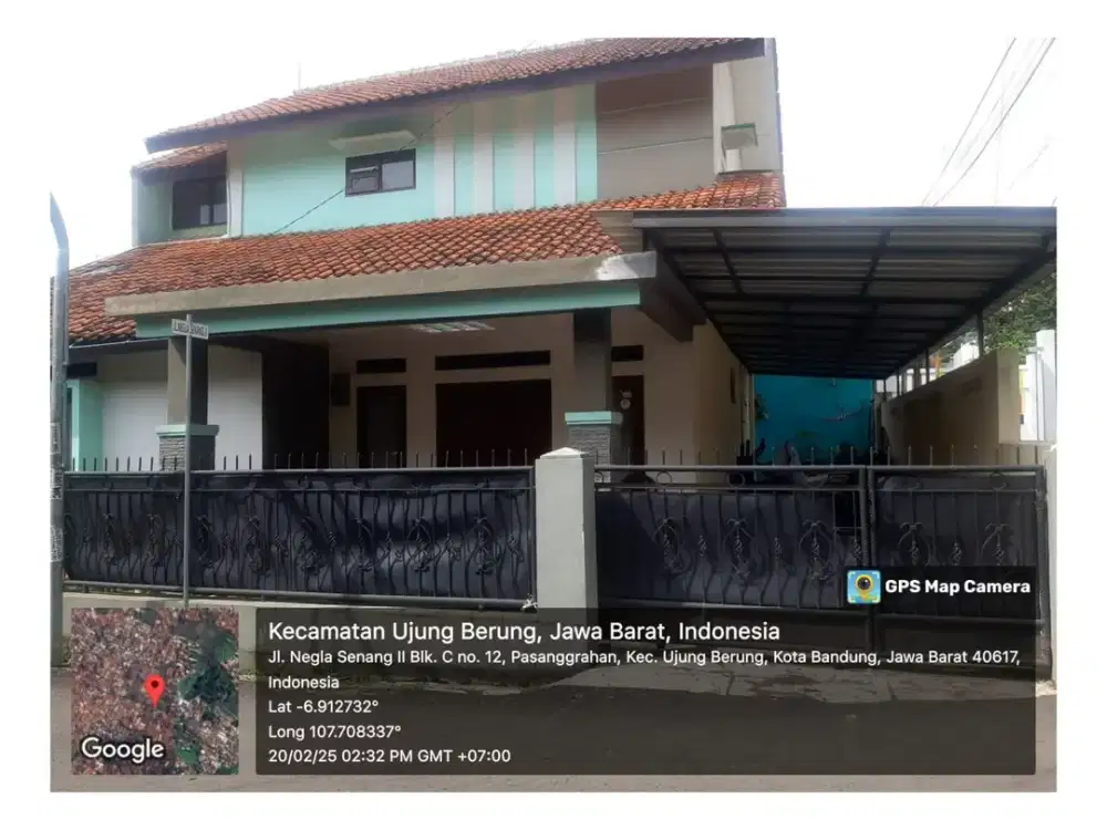 Disewakan Rumah 2 Lantai 6 Kamar Ujung Berung Bandung SHM Murah