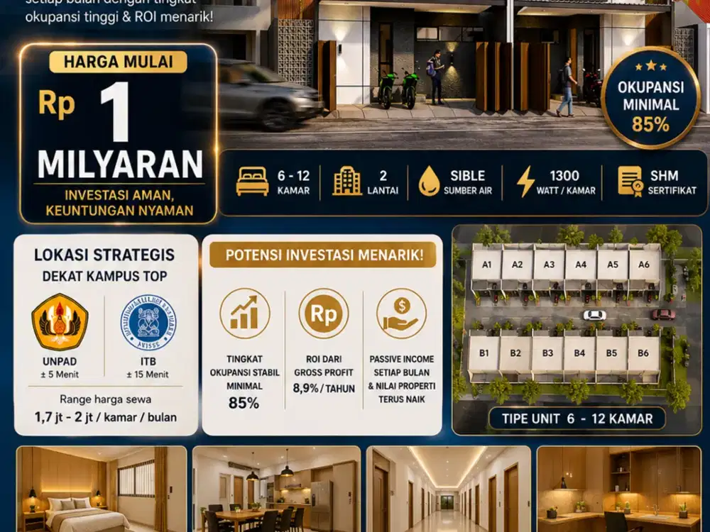 PUNYA KOST DEKAT UNPAD? INI KESEMPATAN TERAKHIR, TINGGAL 2 UNIT